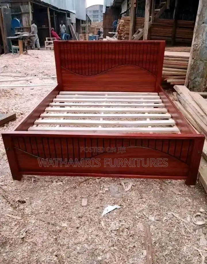 Brown Board Bed