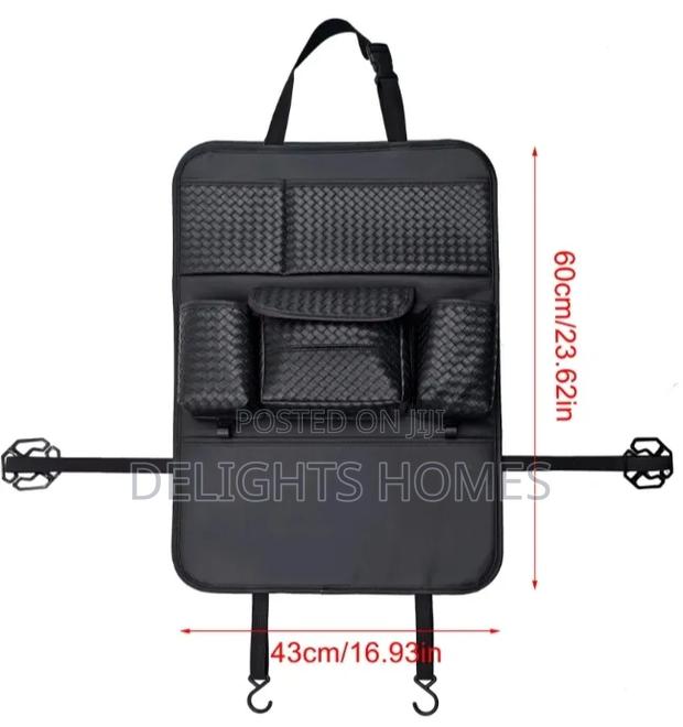 Premium Quality Car Back Seat Organizer-Ca - thumbnail 2
