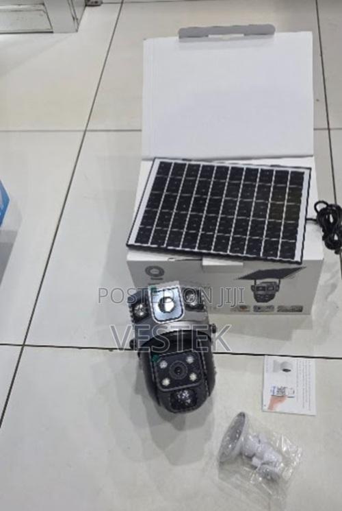 V380 Pro 4g Solar Camera Dual Lens PTZ With Motion Detection
