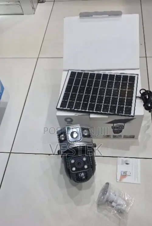 V380 Pro 4g Solar Camera Dual Lens PTZ With Motion Detection