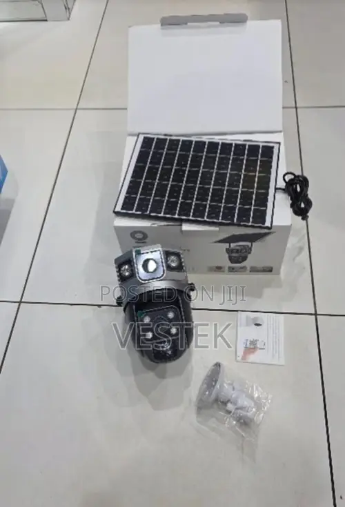 Dual Lens Solar Camera 4g Sim Support With Motion Sensor Alerts