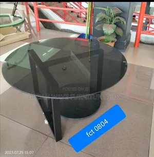 Heavy Glass Black Coffee Table