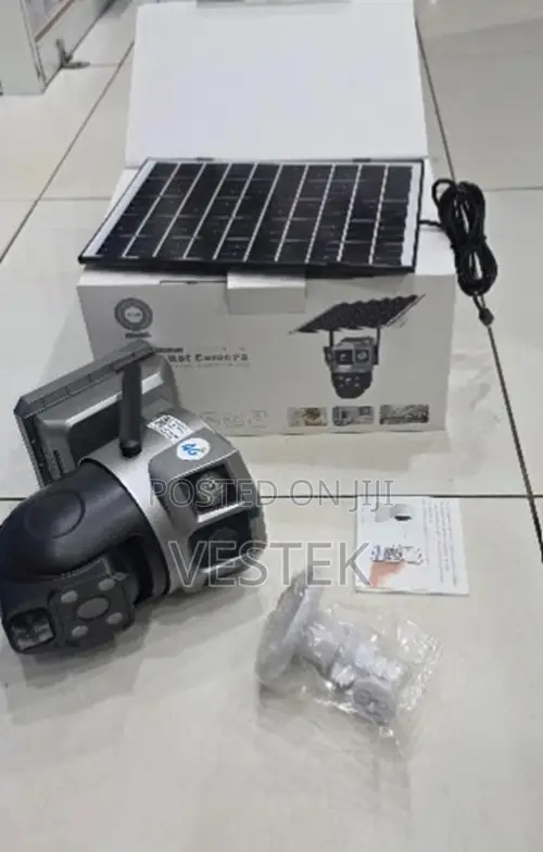 Smart 4g Solar PTZ Camera With Dual Lens Two-Way Communication