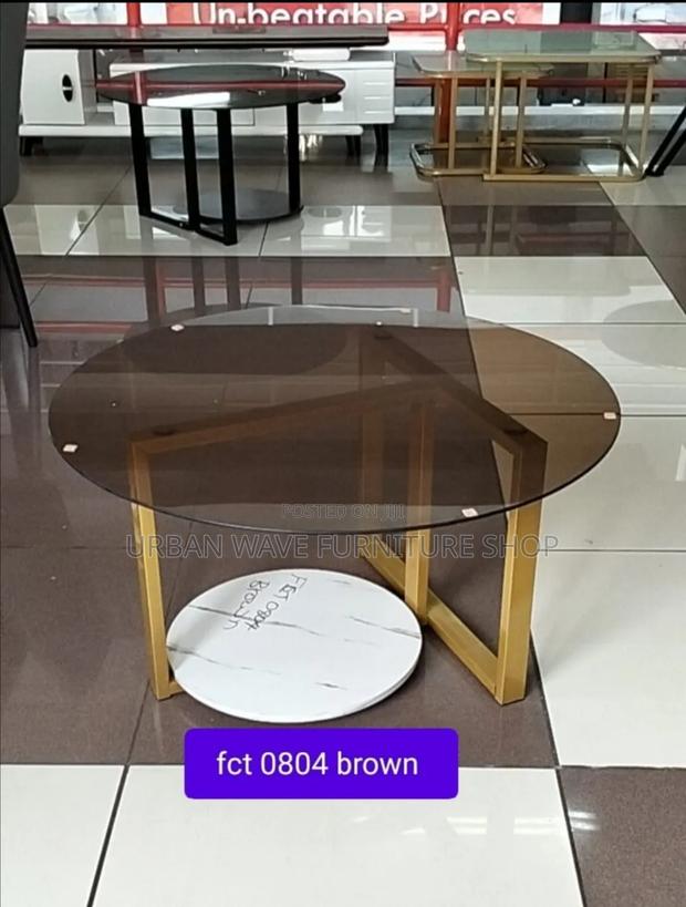 Top Glass Centre Round Table