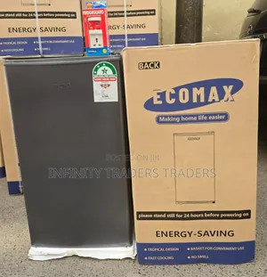 Ecomax 90 Litres Dark Silver Single Door