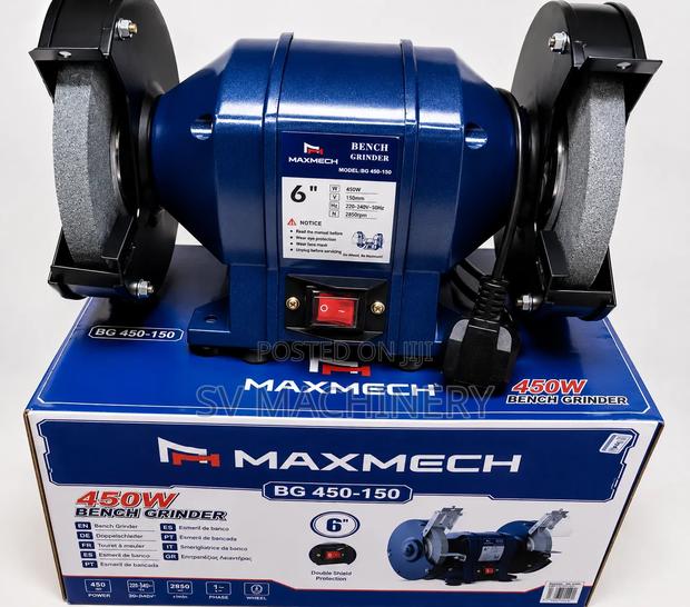 Heavy Duty 6" 450w Maxmech Bench Grinder