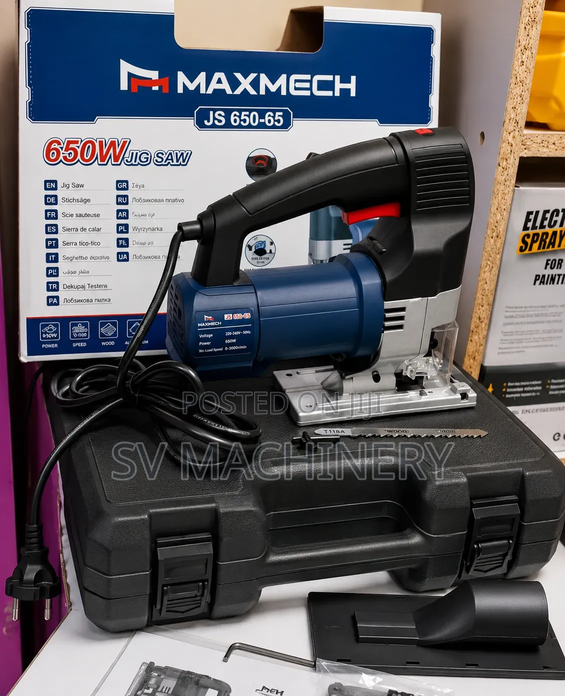 Heavy Duty 650w 65mm Maxmech Jig Saw