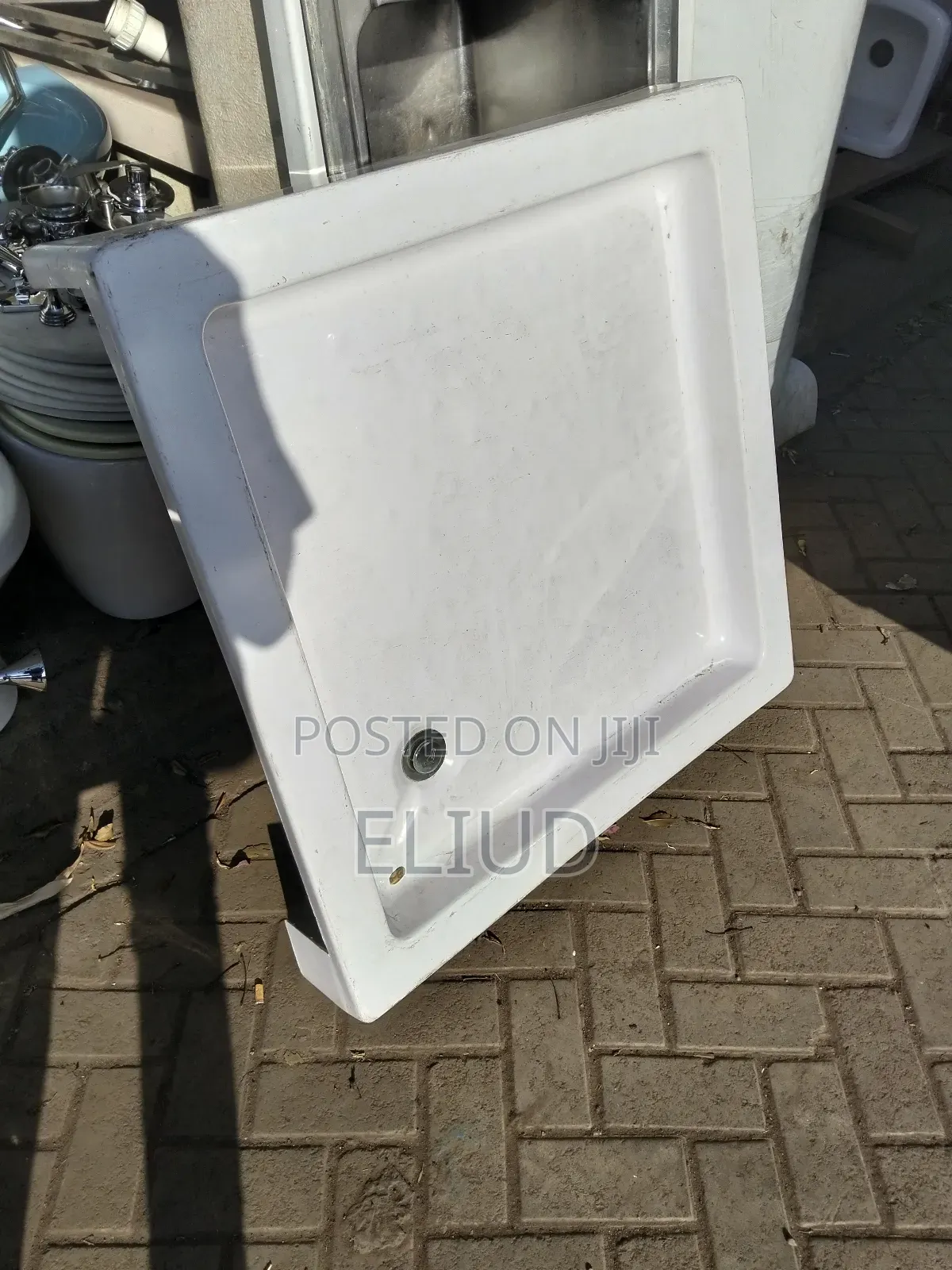 Milky White Fibreglass Shower Trays
