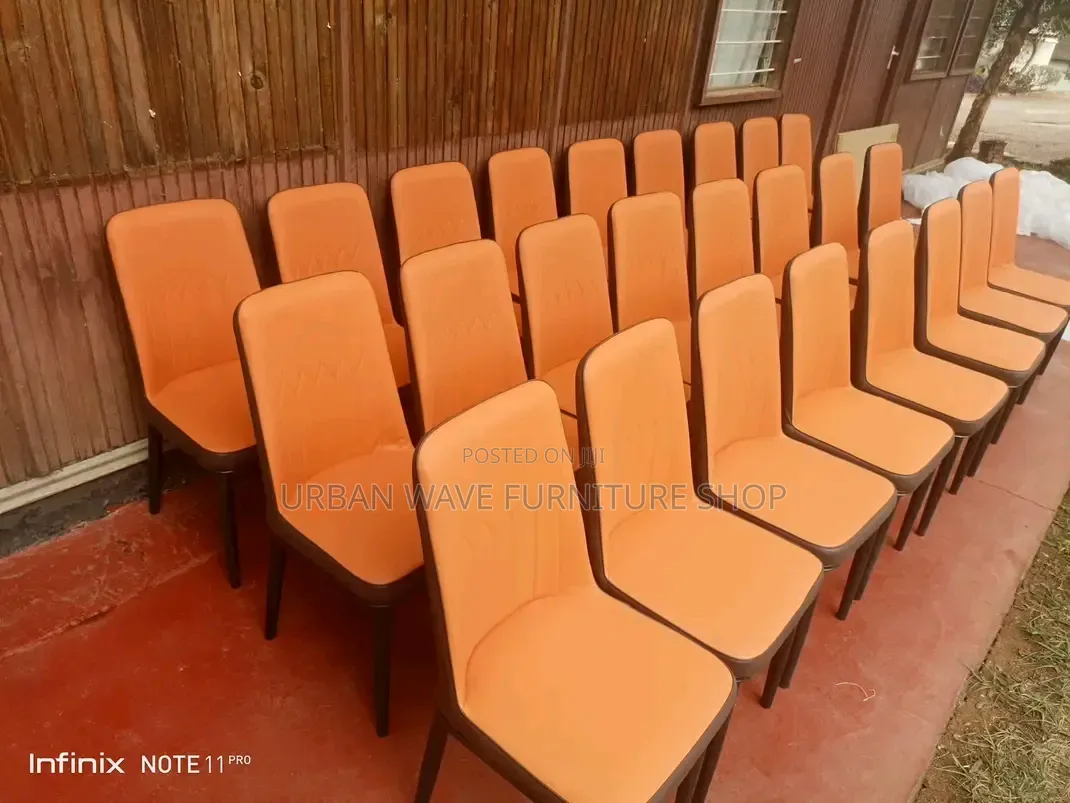 Orange Dinner Seats