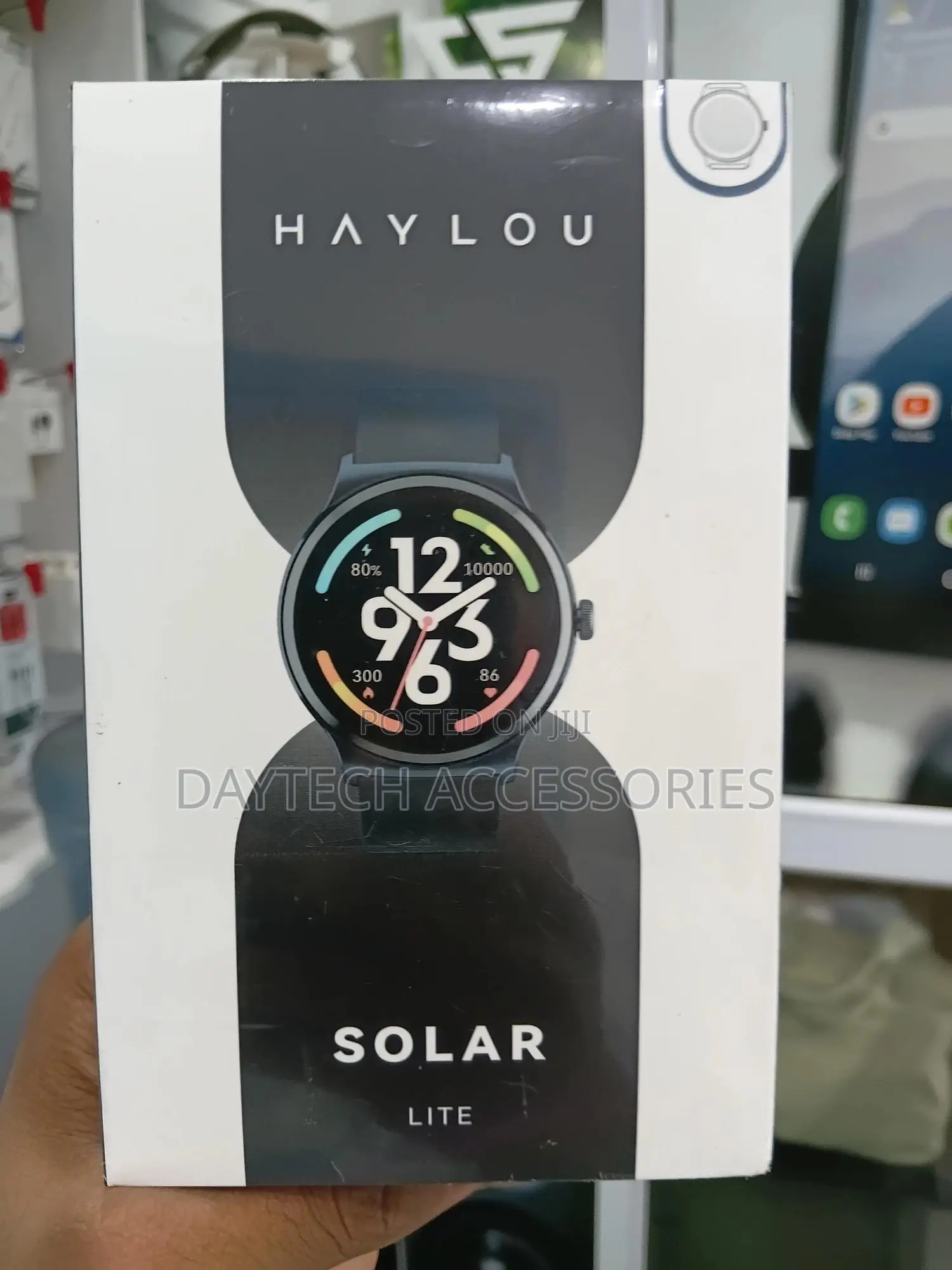 The Haylou Solar Lite Smartwatch - Black