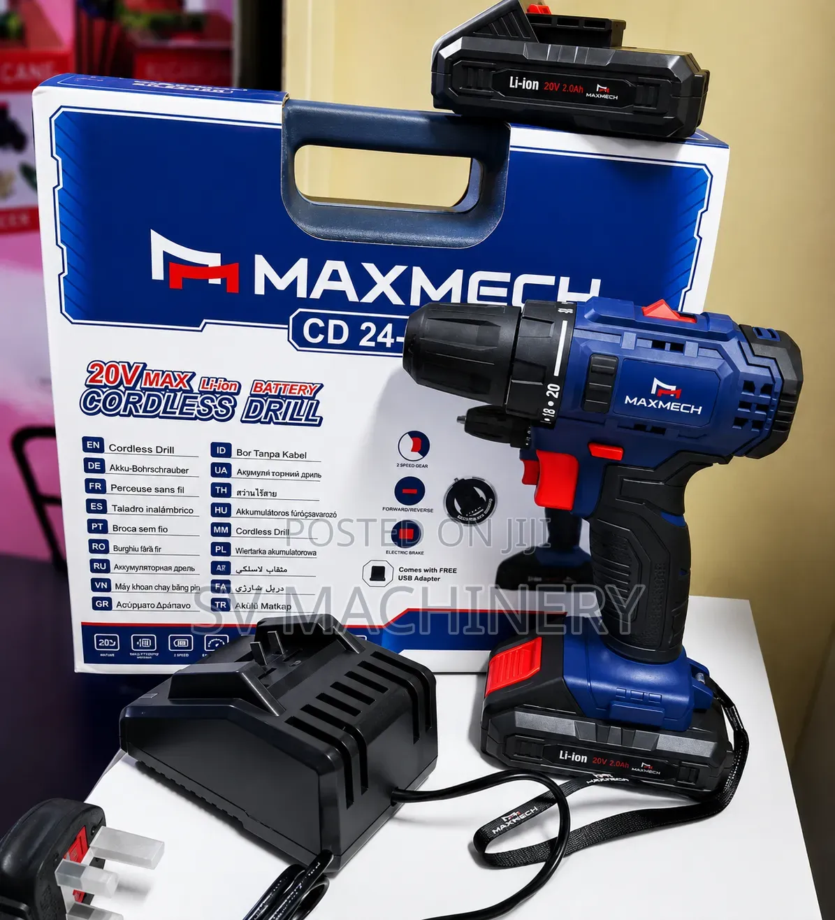 Heavy Duty 10mm Maxmech Cordless Drill