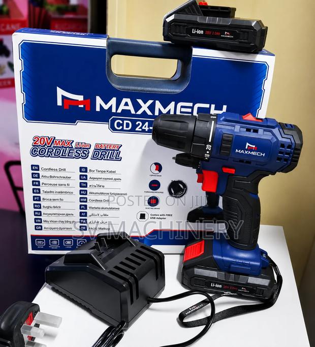 Heavy Duty 10mm Maxmech Cordless Drill