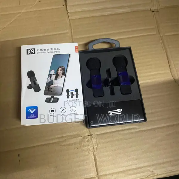 Dual Wireless Lavalier Mic for Smartphones and Content Creators
