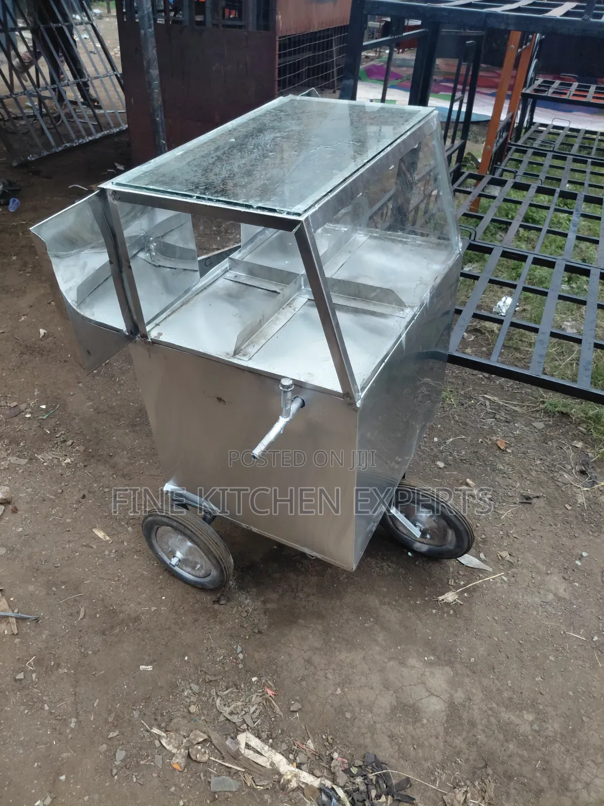 Snacks Display Trolley.