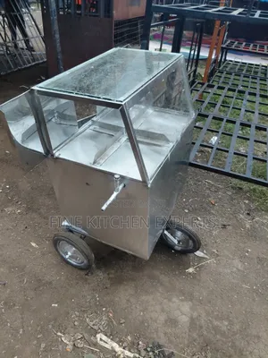 Snacks Display Trolley.