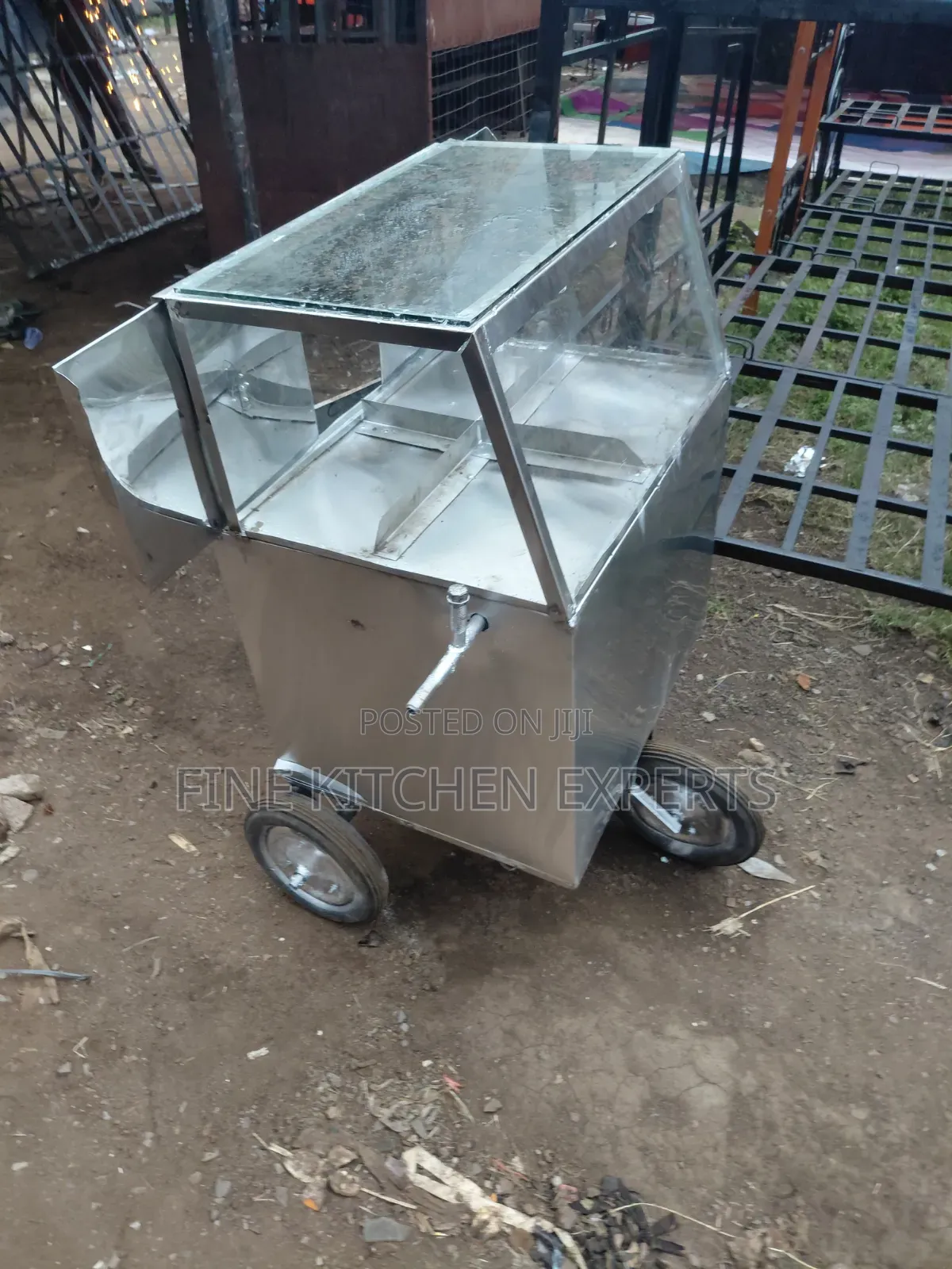 Snacks Display Trolley.