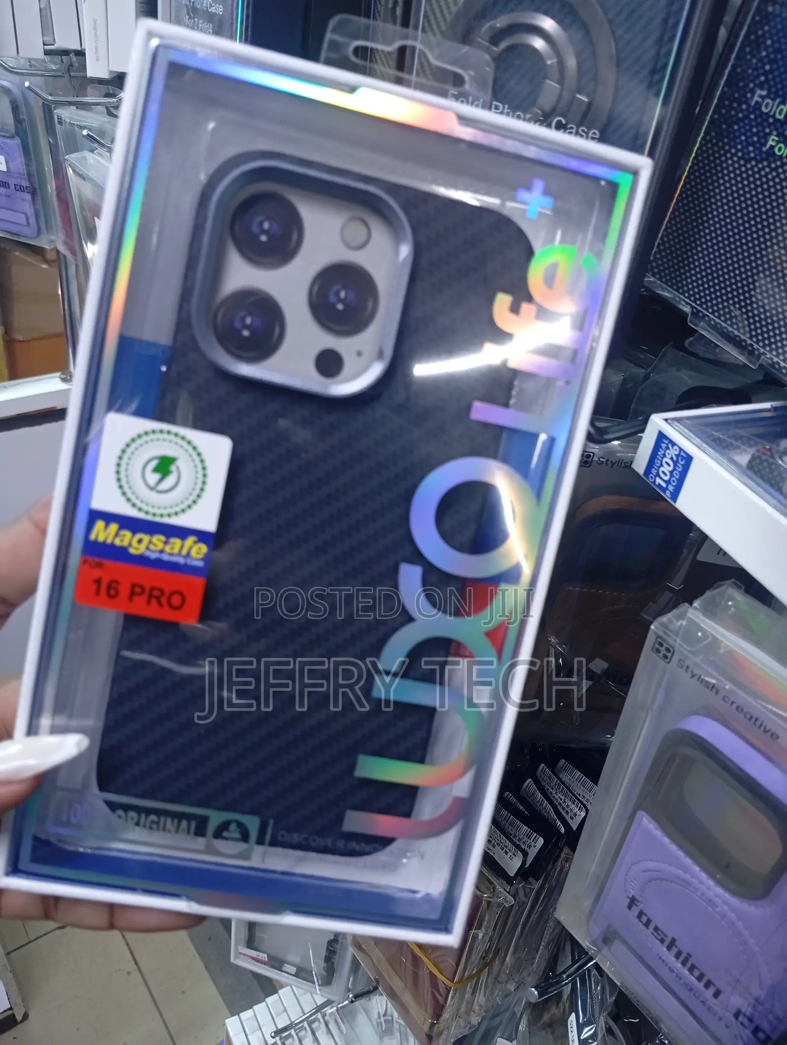 Carbon Fiber Magsafe Case Tailored Specifically for the iPhone 16 Pro
