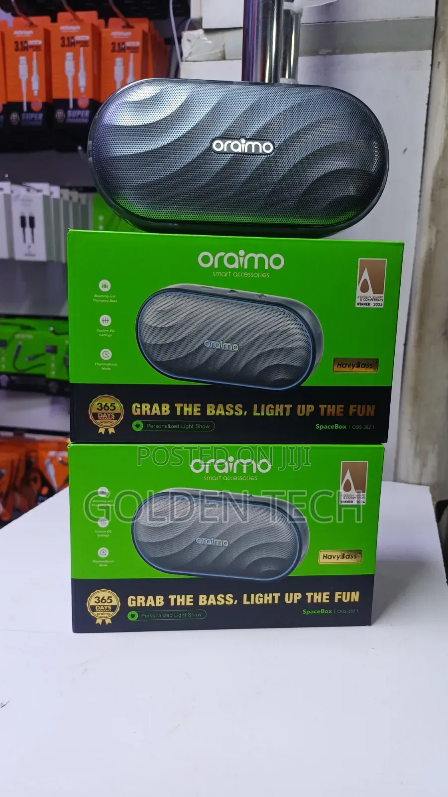 Oraimo Spacebox Portable 8w Bluetooth Speaker