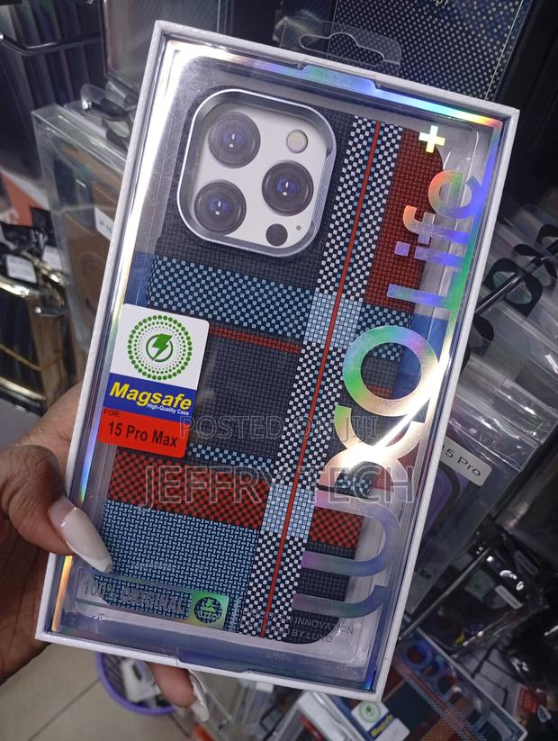 Tribal Pattern Magsafe Case Packaged for the iPhone 15 Pro Max. - thumbnail 2