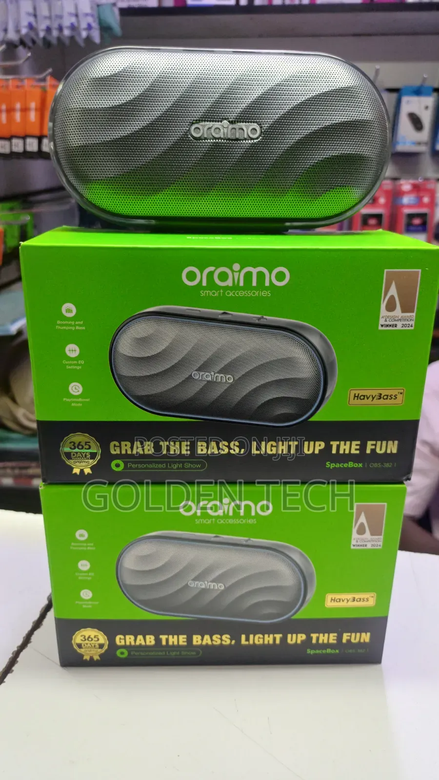 Oraimo Spacebox Bluetooth Fm Audio Speaker