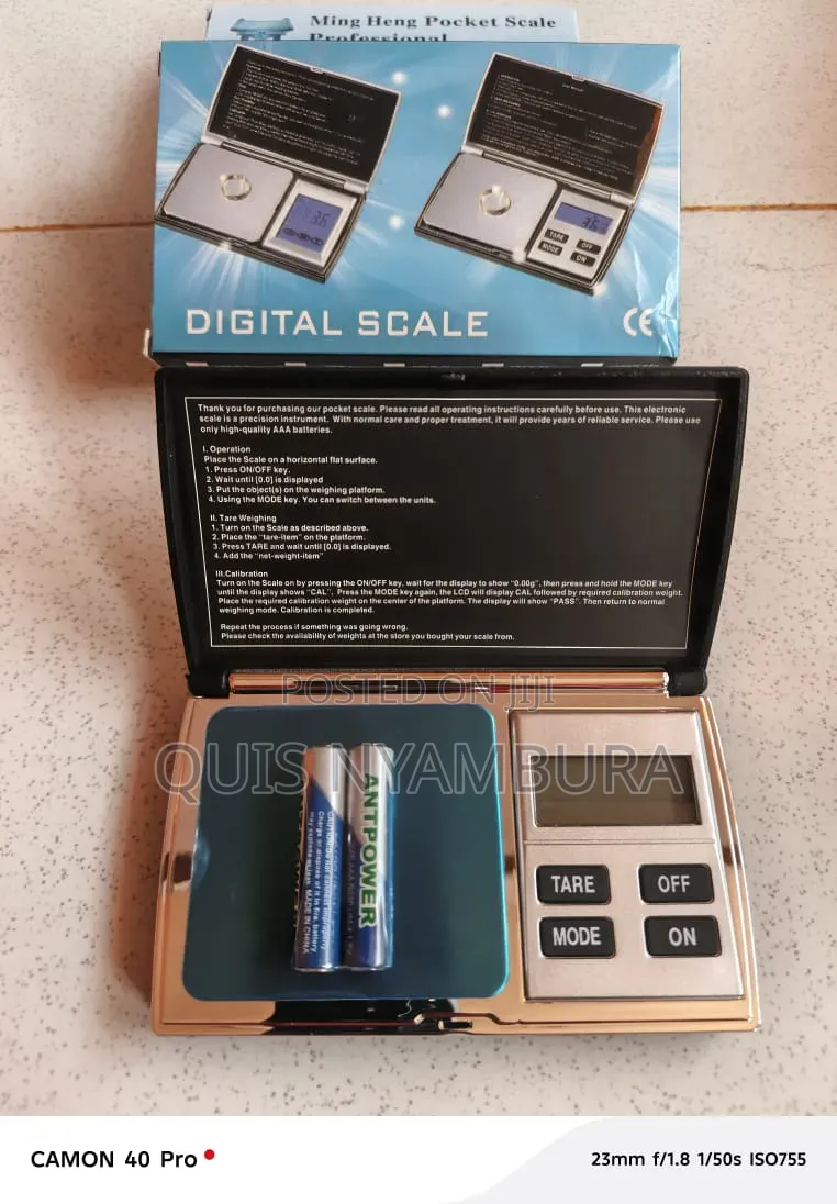 Pocket Scale/ Jewelry Scale 0.01g to 500g