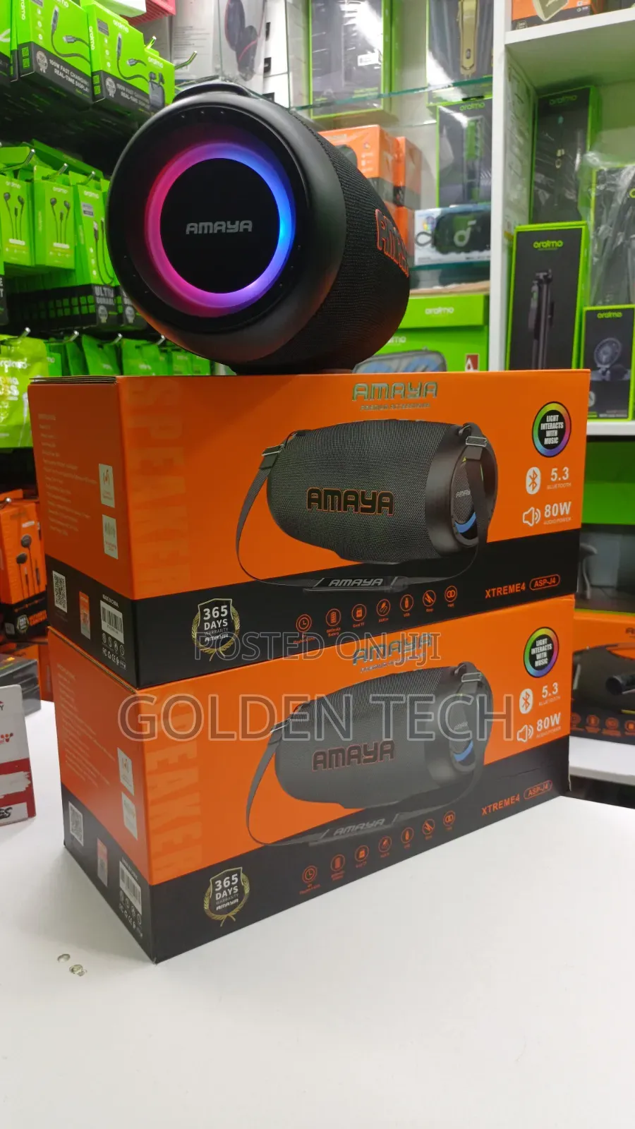 Amaya Xtreme4 Asp-J4 80w, 8000mah 8hrs Playtime Wireless Speaker