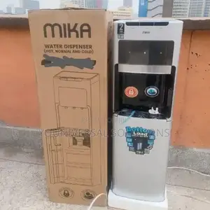 Mika Bottom Load Water Dispenser Black and Silver
