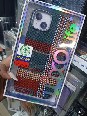 Magsafe Case for the iPhone 15 Plus in a Multicolour Tribal