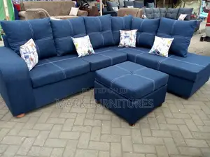 Grey L Permanent Sofa Seat