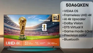 Hisense 50inch A6 Smart Vidaa, Youtube, Netflix Frameless Tv