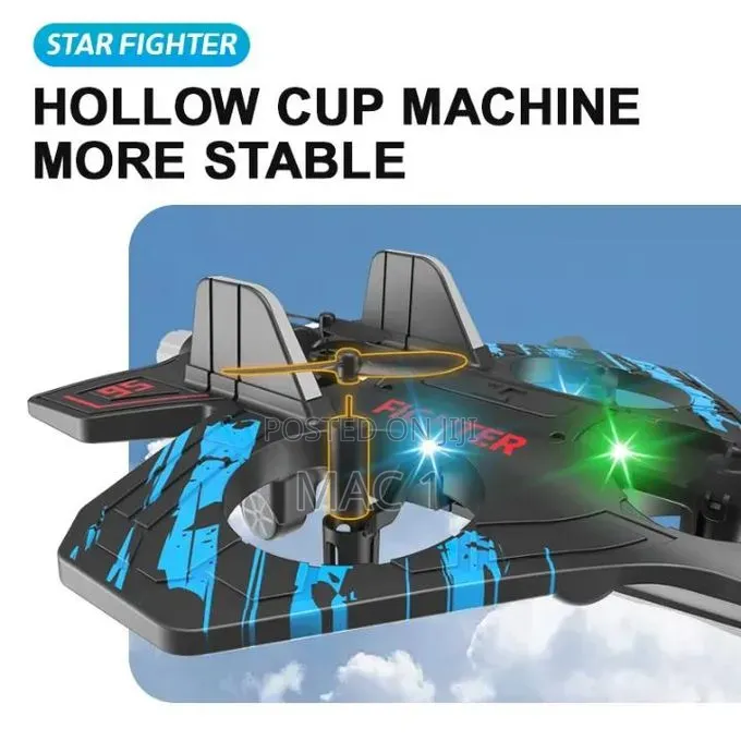Rc Fighter Plane Quadcopter With Stunt Modes