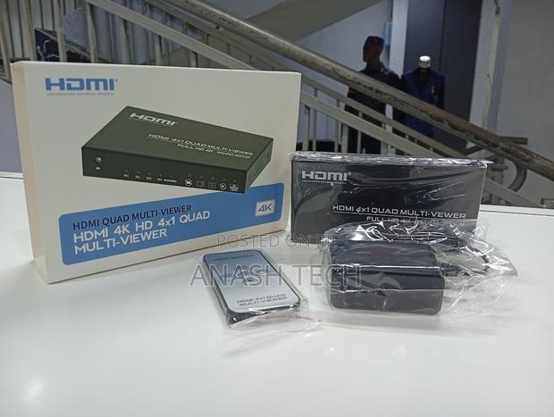 4 Port Hdmi Switch Split Screen Multi-Viewer With Remote
