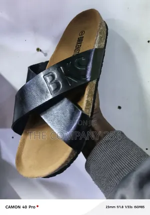 Quality Leather Casual Men Casual Brunero Herme Brike Open Slide Shoes