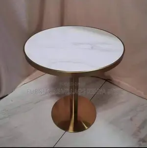 Round Shape Restaurant Dining Marble Table