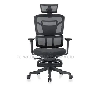 Orthopedic High Back Mesh Study Chair With Footrest
