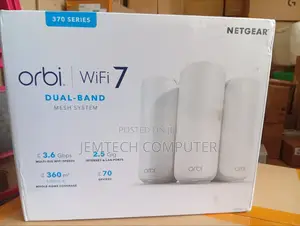 Netgear Orbi 370 Series Dual-Band Wifi 7 Mesh(1 Router + 2 Satellites)