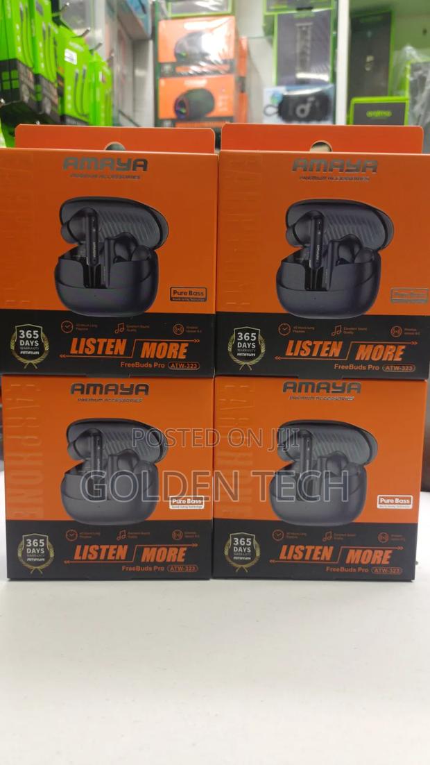 Amaya Atw 323 Deep Bass Comfort Fit in-Ear Earbuds - 40hrs Playtime