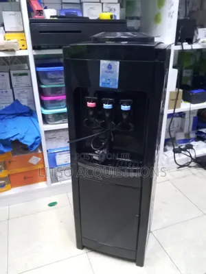 Nunix Freestanding Black Water Dispenser Hot, Normal, and Cold