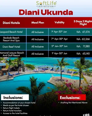 3 Days 2 Nights Diani SGR