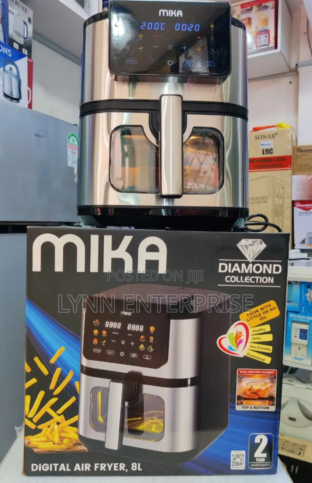 Mika Air Fryer Digital 8l
