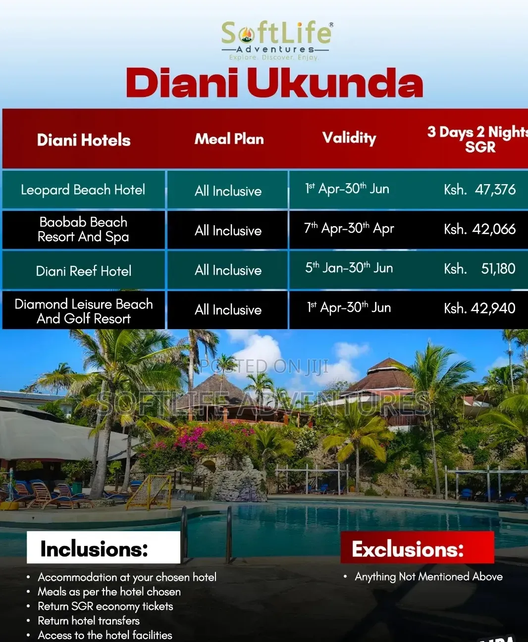 3 Days 2 Nights Diani SGR