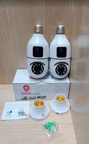 PTZ Wifi Bulb Camera – Two Way Audio Night Vision