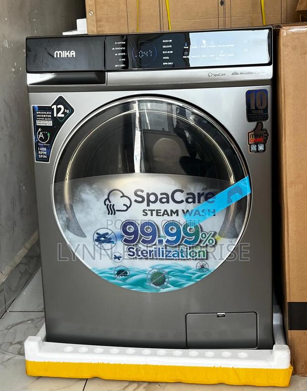 Mika Washing Machine, 8kg Wash and Spin