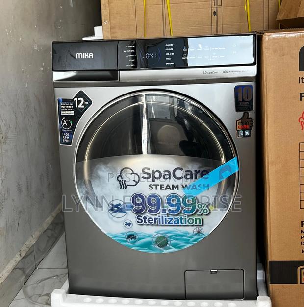 Mika Washing Machine, 10kg Wash and Spin