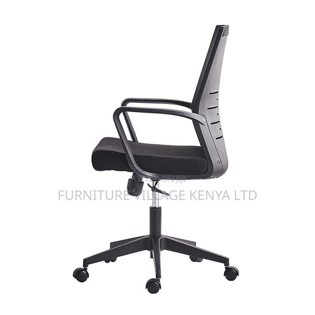 Swivel Medium Mesh Back Ergonomic Study Chair - thumbnail 8