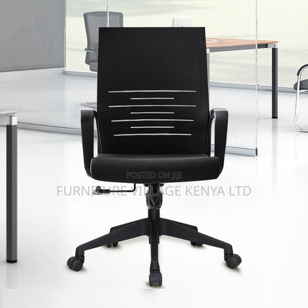 Swivel Medium Mesh Back Ergonomic Study Chair - thumbnail 10