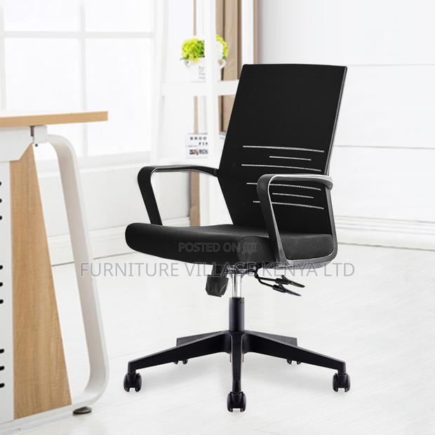 Swivel Medium Mesh Back Ergonomic Study Chair - thumbnail 11