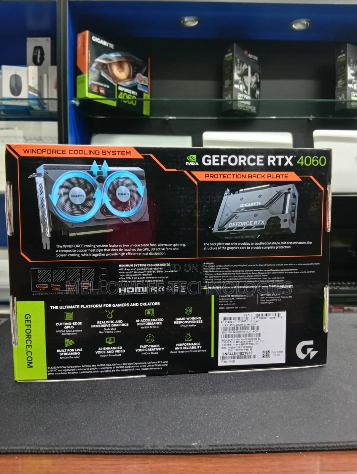 Gigabyte RTX 4060 – 8gb