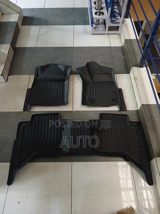 Toyota Hilux Revo 3d Tpe Floor Mats Heavy Duty Waterproof Full Set