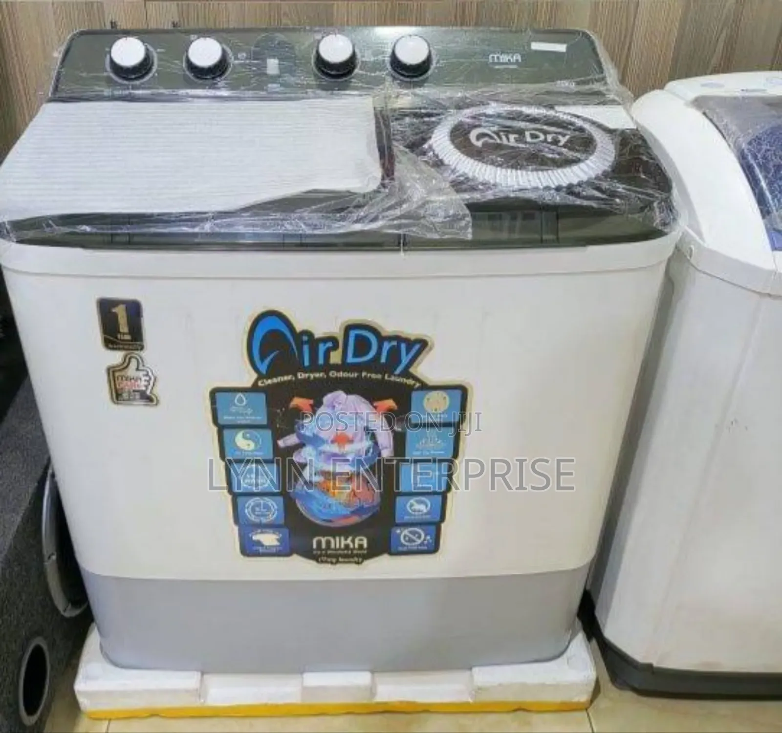Mika Twin Tub Washing Machine, 10kg -